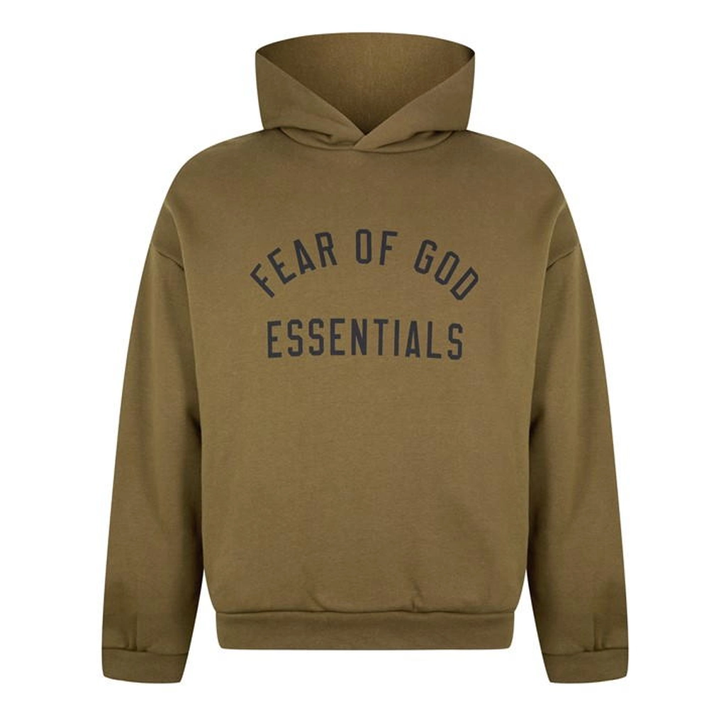 Fear of God Essentials Fleece Hoodie - Green